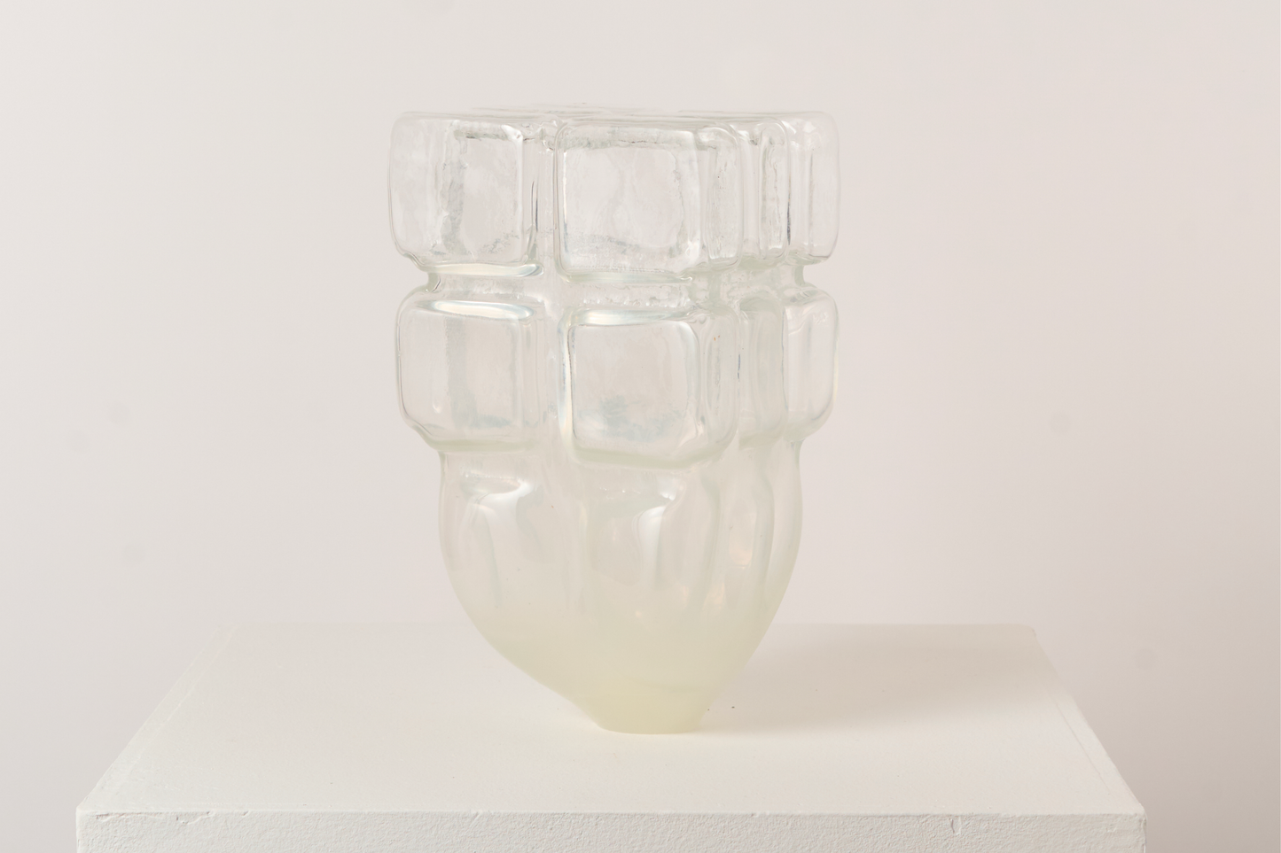 Artwork by Anni Eckerman - Glas formed by wood white