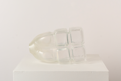 Artwork by Anni Eckerman - Glas formed by wood white