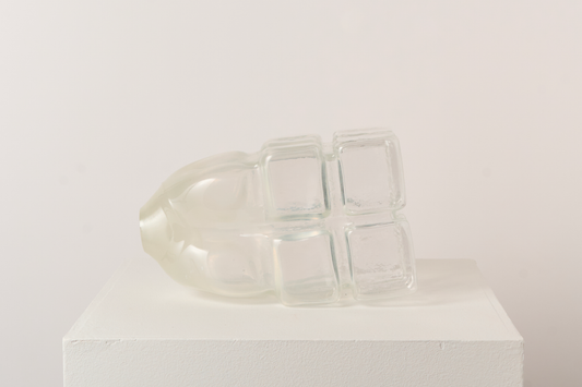 Artwork by Anni Eckerman - Glas formed by wood white