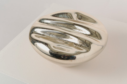 Artwork by Lisa Hartwig Ericson - Glas sculpture metallic