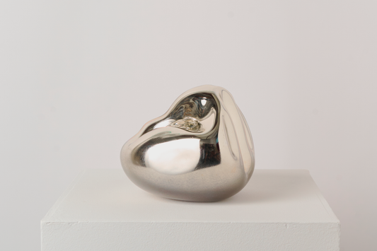 Artwork by Lisa Hartwig Ericson - Glas sculpture metallic