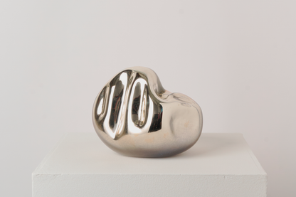 Artwork by Lisa Hartwig Ericson - Glas sculpture metallic