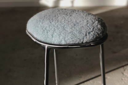 Artwork by Maud Paul - stool light blue