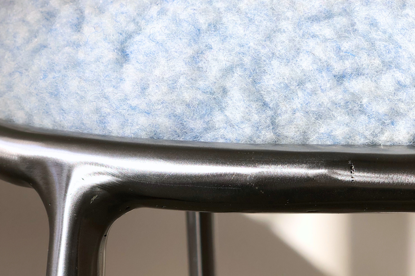 Artwork by Maud Paul - stool light blue