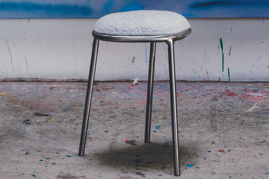 Hocker Fusette - hellblau