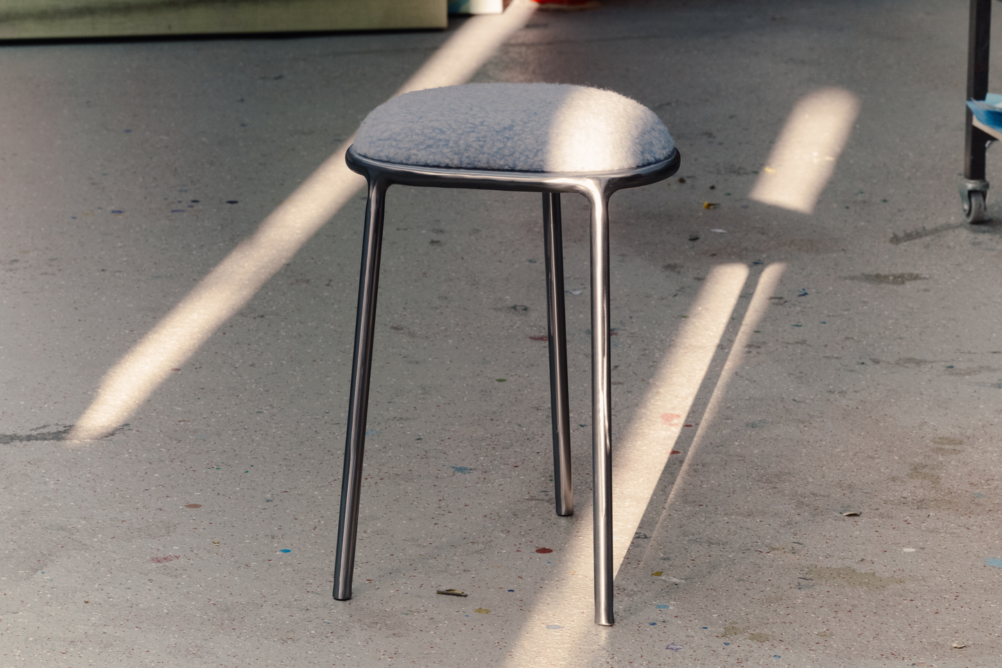 Hocker Fusette - hellblau