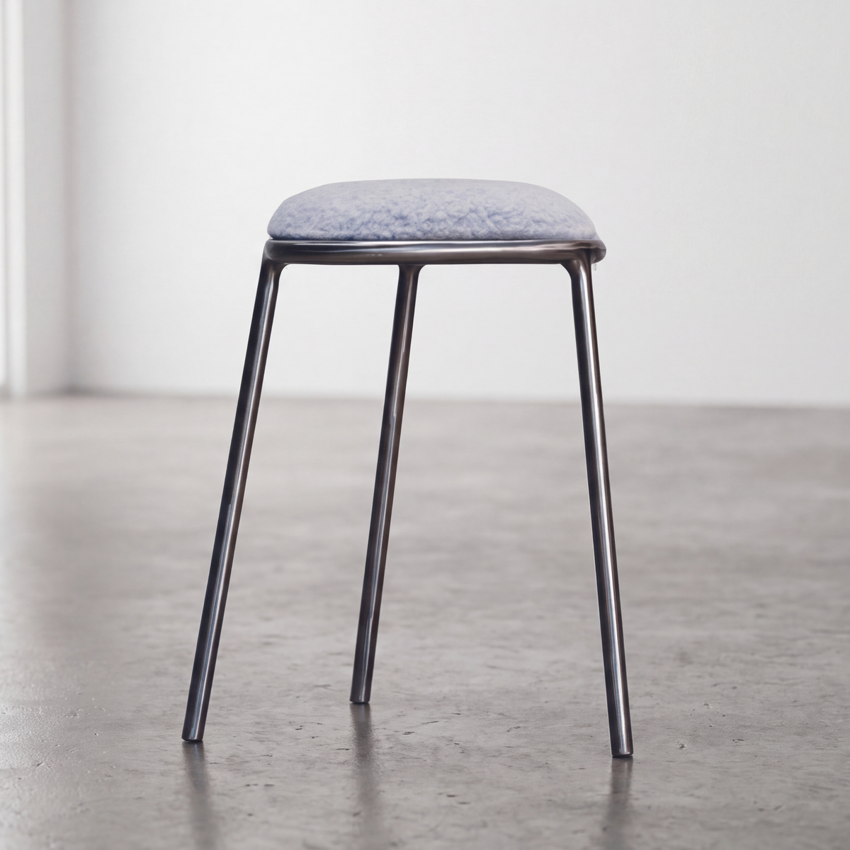 Stool Fusette light blue