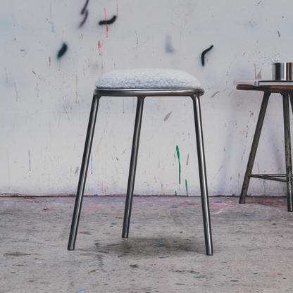 Stool Fusette light blue